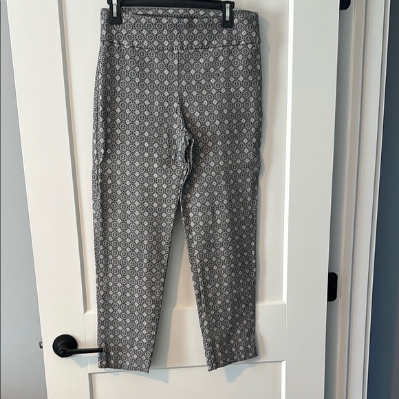 Black Patterned Pants - Picture 1 of 4